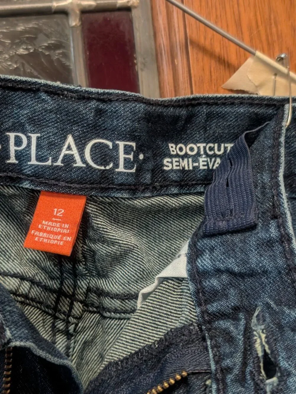 Boys bootcut jeans, size 12